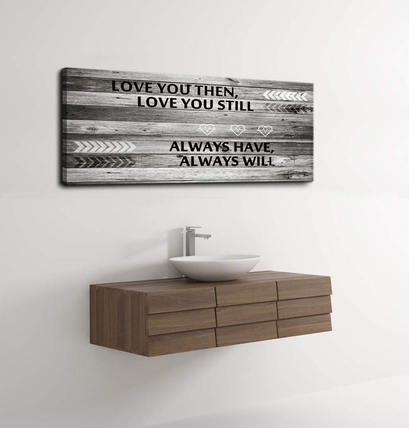 DZL Art A71841 Wall Art Love You Still Large Wall Art Canvas (Ready To Hang) For Master Bedroom Wall Decor bathroom decor - Image 2